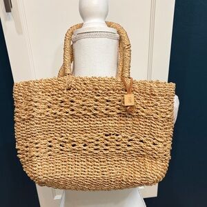 🎉Host Pick🎉 Esprit vintage woven natural jute handbag